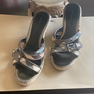 Burberry Slide Wedge Espadrille